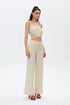 Rice Paper Cut Out Crop Top